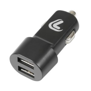 ΑΝΤΑΠΤΟΡΑΣ ΑΝΑΠΤΗΡΑ ΜΕ 2 ΘΥΡΕΣ USB 12/24V 2100 mA ESSENTIALS LINE (ΜΑΥΡΟ)