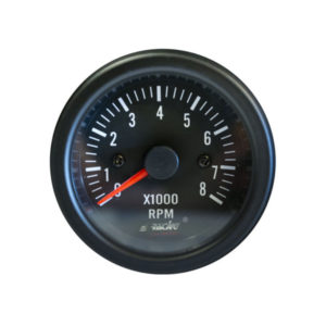 ΣΤΡΟΦΟΜΕΤΡΟ 0-8.000rpm 52mm ΜΑΥΡΟ