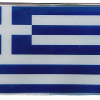 GREECE ΑΥΤΟΚΟΛΛΗΤΗ ΕΛΛΗΝΙΚΗ ΣΗΜΑΙΑ 10 X 6,8 cm ΜΠΛΕ/ΛΕΥΚΟ/ΧΡΩΜΙΟ ΜΕ ΕΠΙΚΑΛΥΨΗ ΣΜΑΛΤΟΥ- 1 ΤΕΜ.