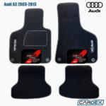 Audi A3 2003-2013 - Μαρκέ Πατάκια Αυτοκινήτου μοκέτα Eco-Line 4τμχ της Cardex