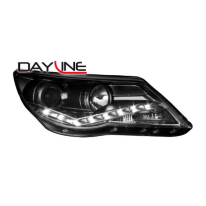 Φανάρια DECTANE Dayline VW TIGUAN 07-11 (Μαύρο)