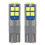Amio - T10 W5W 12V W2,1x9,5d ΛΕΥΚΟ 10SMDx3030 (ΚΑΡΦΩΤΟ - CAN-BUS) 2ΤΕΜ. (02447/AM)