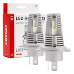 ΛΑΜΠΕΣ LED H4 10-16V 40W 6.500K 4400lm  (ΨΥΚΤΡΑ) X1 AMIO - 2ΤΕΜ.