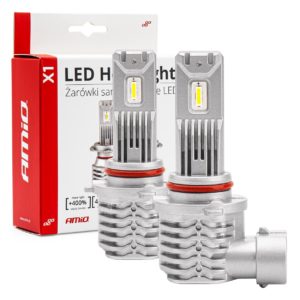 ΛΑΜΠΕΣ LED HΒ3 10-16V 40W 6.500K 4400lm  (ΨΥΚΤΡΑ) X1 SERIES AMIO – 2ΤΕΜ.