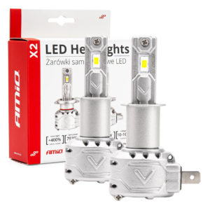 ΛΑΜΠΕΣ LED H3 10-16V 72W 6.500K 7920lm CAN BUS (ME ΑΝΕΜΙΣΤΗΡΑΚΙ) X2 SERIES AMIO – 2ΤΕΜ.