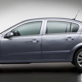 OPEL ASTRA H 4D 2004+ TRIM ΜΑΡΚΕ ΠΑΡΑΘΥΡΩΝ ΑΥΤΟΚΟΛΛΗΤΑ ΧΡΩΜΙΟΥ 4ΤΕΜ.