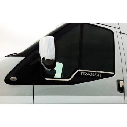 ΧΕΡΟΥΛΙΑ ΠΟΡΤΑΣ ΧΡΩΜΙΟ ΜΕΤΑΛΛΙΚΑ FORD TRANSIT VAN 2003-2014 4ΤΕΜ ΓΙΑ 3 ΠΟΡΤΕΣ