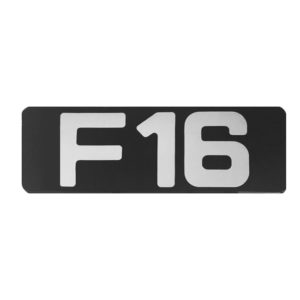 Αυτοκόλλητο Σήμα "F16" Σμάλτο 20.5×7.5cm 1Τμχ