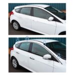 ΔΙΑΚΟΣΜΗΤΙΚΟ TRIM ΠΑΡΑΘΥΡΩΝ ΧΡΩΜΙΟ ΓΙΑ FORD FOCUS 5D 2011+ 8ΤΕΜ.