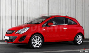 ΧΕΡΟΥΛΙΑ ΠΟΡΤΑΣ ΓΙΑ OPEL CORSA D HB 3D COUPE 07-14  ΧΡΩΜΙΟ ΜΕΤΑΛΛΙΚΑ 2ΠΟΡΤΕΣ 2ΤΕΜ