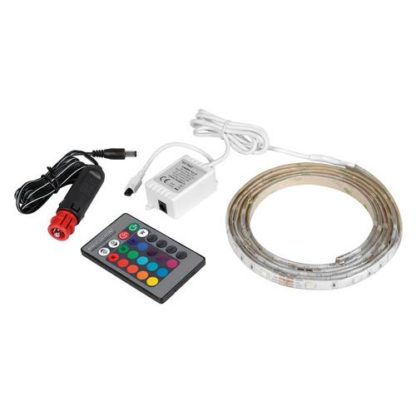 ΤΑΙΝΙΑ 60LED 12/24V RGB MULTICOLOR 200cm ΜΕ ΦΙΣ ΑΝΑΠΤΗΡΑ ΚΑΙ ΤΗΛΕΧΕΙΡΙΣΜΟ 16 ΧΡΩΜΑΤΩΝ ΚΑΙ 3 ΧΡΗΣΕΩΝ