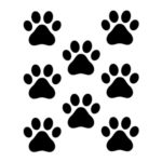 ΑΥΤΟΚΟΛΛΗΤΑ ΠΑΤΟΥΣΕΣ ΓΑΤΑΣ CAT FINGERPINTS (ΦΥΛΛΟ 12 Χ 10 cm) - 8 ΤΕΜ.