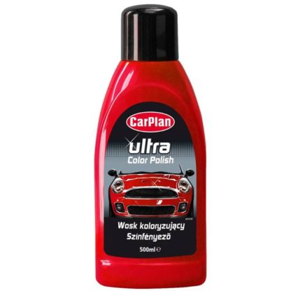 ΥΓΡΟ ΓΥΑΛΙΣΜΑΤΟΣ ΒΑΦΗΣ ΜΕ ΚΟΚΚΙΝΟ ΧΡΩΜΑ CARPLAN ULTRA COLOR POLISH RED 500ML