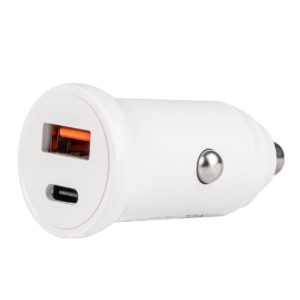 ΦΟΡΤΙΣΤΗΣ ΑΝΑΠΤΗΡΑ 12/24V ΜΕ 2 ΘΥΡΕΣ USB/TYPE-C 20W/3A ΤΑΧΕΙΑΣ ΦΟΡΤΙΣΗΣ ΛΕΥΚΟΣ PCH PRO-07 AMIO  – 1 ΤΕΜ.