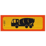 Πινακίδα Αλουμινίου 3M Βαρέλα Τριαξονική 50x20cm 1Τμχ