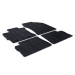 ΜΑΡΚΕ ΠΑΤΑΚΙΑ ΣΕ ΣΚΑΦΗ ΛΑΣΤΙΧΟ ΓΙΑ TOYOTA AURIS 5D/TOURING SPORTS 12/2012-03/2019 SUMISURA ΣΕ ΜΑΥΡΟ ΧΡΩΜΑ ME ΚΟΥΜΠΩΜΑΤΑ LAMPA - 4 ΤΕΜ.