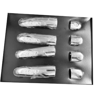 RENAULT LAGUNA II 4/5D 2008+ ΧΕΡΟΥΛΙΑ ΠΟΡΤΑΣ ΧΡΩΜΙΟ ΜΕΤΑΛΛΙΚΑ 4ΤΕΜ.