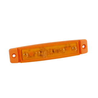 ΦΩΣ ΟΓΚΟΥ 12/24V 5xSMD LED ΠΟΡΤΟΚΑΛΙ 96x20mm ΜΕ ΕΓΚΡΙΣΗ ΤΥΠΟΥ R7/R10 LAMPA - 1 TEM.