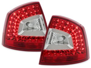 ΦΑΝΑΡΙΑ ΠΙΣΩ ΓΙΑ SKODA OCTAVIA 5 1Z LIM. 2004-2011 LiTEC LED RED/CLEAR – 2 ΤΕΜ