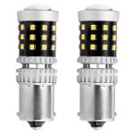 ΛΑΜΠΑΚΙΑ ΜΟΝΟΠΟΛΙΚΑ LED ΛΕΥΚΑ CAN-BUS P21W BA15S 1156 39xSMD 2016 ΑMiO - 2 TEM.