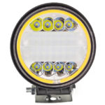 Προβολέας Εργασίας  Amio (02428) Στρόγγυλος Ø110mm 45W Combo 9V-36V Με Διπλή Λειτουργία 42 Led AWL14 1 Τεμάχιο