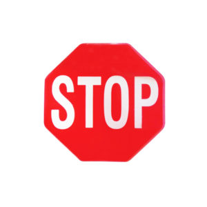 Αυτοκόλλητο Σήμα "Stop" Σμάλτο 9×8.8cm 1Τμχ