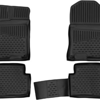 HYUNDAI KONA 5D 2017+ ΜΑΡΚΕ ΠΑΤΑΚΙΑ ΣΕ ΣΚΑΦΗ TPE ΛΑΣΤΙΧΟ ΣΕ ΜΑΥΡΟ ΧΡΩΜΑ NOVLINE - 4 ΤΕΜ.​