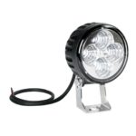 ΠΡΟΒΟΛΕΑΣ ΕΡΓΑΣΙΑΣ ΣΤΡΟΓΓΥΛΟΣ WL-17 4 LED 12W 10-30V (120 x 82 x 71 mm) ΜΕ ΦΩΣ ΚΑΡΦΙ BASIC LINE - 1 ΤΕΜ.