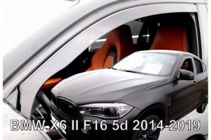 BMW X6 F16 5D 2014-2019 ΖΕΥΓΑΡΙ ΑΝΕΜΟΘΡΑΥΣΤΕΣ ΑΠΟ ΕΥΚΑΜΠΤΟ ΦΙΜΕ ΠΛΑΣΤΙΚΟ HEKO - 2 ΤΕΜ.