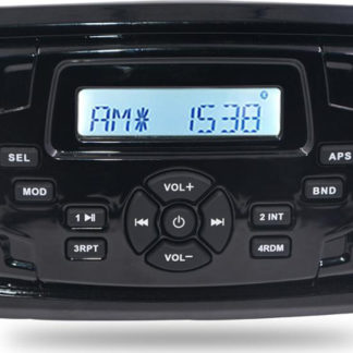 HASDA MP3 PLAYER 155X105mm - 12V - 4X45W ΜΕ ΡΑΔΙΟΦΩΝΟ/USB/BLUETOOTH (ΑΔΙΑΒΡΟΧΟ/ΜΑΥΡΟ)