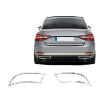 SKODA SUPERB 4D 2015+ ΔΙΑΚΟΣΜΗΤΙΚΑ ΧΡΩΜΙΑ ΕΞΑΤΜΙΣΗΣ ΜΑΡΚΕ 2ΤΕΜ.