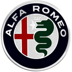 Αυτοκόλλητο Σήμα Alfa Romeo Καπό / Πορτ – Παγκάζ Φ7cm 1Τμχ