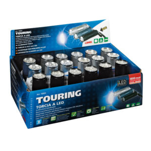 ΦΑΚΟΣ TOURING 9 LED – 1200 MCD – 90 Χ 26 mm (ΑΔΙΑΒΡΟΧΟΣ/ΑΛΟΥΜΙΝΙΟΥ) LAMPA – ΚΟΥΤΙ 18 ΤΕΜ