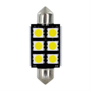 Λαμπάκια Πλαφονιέρας 24-30V SV8,5-8 15x39mm 108lm HYPER-LED18 (Διπλής Πολικότητας) BLISTER 2τεμ