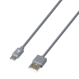 ΚΑΛΩΔΙΟ ΦΟΡΤΙΣΗΣ ΚΑΙ ΣΥΓΧΡΟΝΙΣΜΟΥ USB TYPE-C 200cm ΓΚΡΙ ESSENTIALS LAMPA – 1 ΤΕΜ.