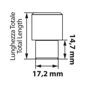 Μπουλόνια Ασφαλείας 12×1,25 15/35mm (21) ίσια J020