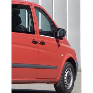 MERCEDES VITO W639 04-14 TRIM ΜΑΡΚΕ ΠΑΡΑΘΥΡΩΝ ΑΥΤΟΚΟΛΛΗΤΑ ΧΡΩΜΙΟΥ 4ΤΕΜ.