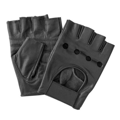 ΓΑΝΤΙΑ ΟΔΗΓΟΥ ΔΕΡΜΑΤΙΝΑ ΜΑΥΡΑ ΜΙΣΑ (M) VINTAGE GLOVES