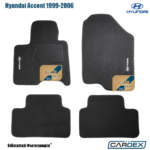 Πατάκια Αυτοκινήτου Hyundai Accent 1999-2006 Μαρκέ μοκέτα Velourtec™ 4τμχ της Cardex