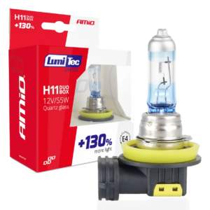 H11 12V 55W PGJ19-2 LUMITEC LIMITED +130%  UP TO 40m AMIO – 2 ΤΕΜ.