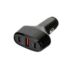 ΦΟΡΤΙΣΤΗΣ ΑΝΑΠΤΗΡΑ 12/24V MAX 40W ΜΕ 1 ΘΥΡΑ USB A & 2 ΘΥΡΕΣ USB C FAST CHARGE ΜΑΥΡΟΣ ROCKET 3 PRO LAMPA – 1 TEM.