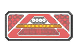 ΦΑΝΑΡΙ ΠΙΣΙΝΟ ΔΕΞΙ RCL-02-R 10-30V LED 236x104x40mm ΜΕ ΚΑΛΩΔΙΟ 1ΤΕΜ