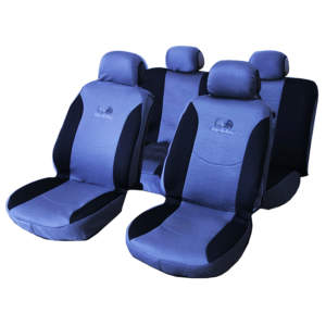 Καλύμματα Αυτοκινήτου Spider Airbag Full Μαύρο-Μπλε Σετ 6 Τεμάχια