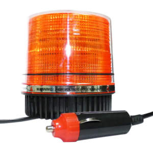 Φάρος Ασφαλείας Αυτοκινήτου Μαγνητικός Πορτοκαλί Strobe Led Με 9 Flash 12V/24V 1 Τεμάχιο