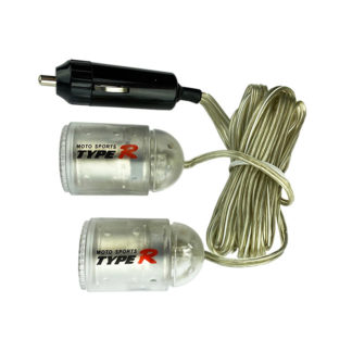 Προέκταση Αναπτήρα Διπλή Με Καλώδιο 185cm 12 Volt TR-2612 1Τμχ