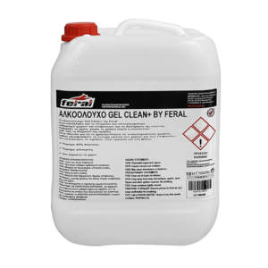Αλκοολούχο Gel Clean+ By Feral 10lt 1 Τεμάχιο