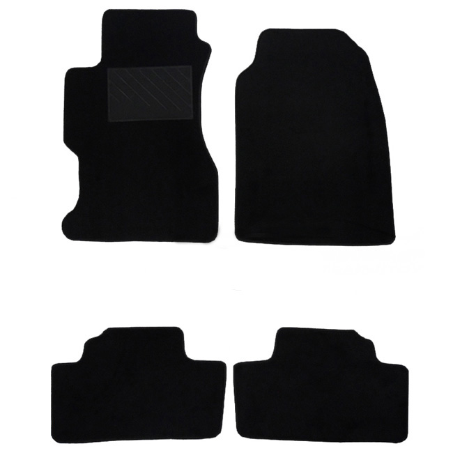 Μοκέτες Αυτοκινήτου Συμβατές Με VW Golf 5 (A5) 2004+ Μαύρες 4Τμχ