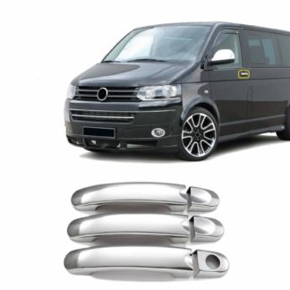 VW Τ5 TRANSPORTER 2003-2010 ΧΕΡΟΥΛΙΑ ΠΟΡΤΑΣ ΧΡΩΜΙΟ ΜΕΤΑΛΛΙΚΑ 3ΤΕΜ