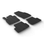 ΠΑΤΑΚΙΑ ΣΕ ΣΚΑΦΗ ΛΑΣΤΙΧΟ ΓΙΑ SEAT IBIZA 5D 06/2017+ / SEAT ARONA 11/2017+ SUMISURA ΣΕ ΜΑΥΡΟ ΧΡΩΜΑ ME ΚΟΥΜΠΩΜΑΤΑ LAMPA - 4 ΤΕΜ.