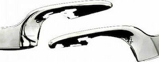 CITROEN C3 5D 2010+ ΠΛΑΙΣΙΑ ΧΡΩΜΙΟΥ ΠΛΑΣΤΙΚΑ ΓΙΑ ΠΡΟΒΟΛΑΚΙΑ ΟΜΙΧΛΗΣ 2ΤΕΜ.